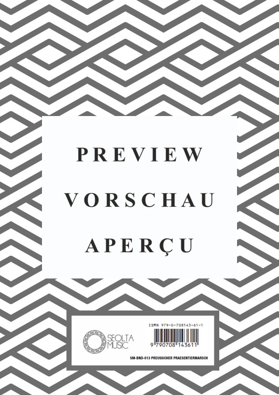 Produktgalerie: Seite 9 von 11 Preußischer Präsentiermarsch, , Concert Band