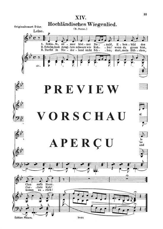 Product picture to: Hochländisches Wiegenlied, Op.25 No.14Robert Schumann