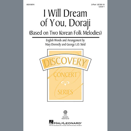 cover: I Will Dream Of You, Doraji (Based on Two Korean Folk Melodies), Mary Donnelly and George L.O. Strid