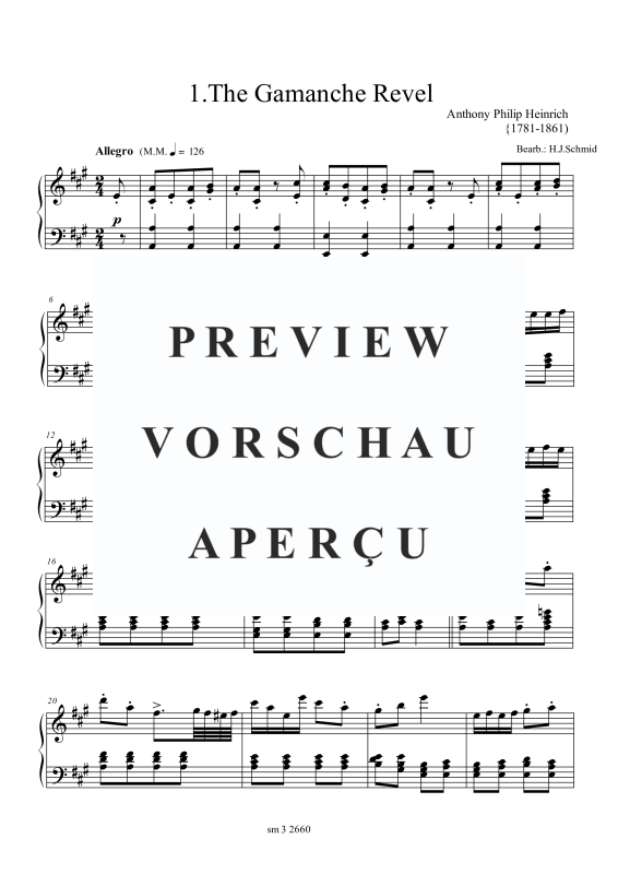Produktgalerie: Seite 2 von 6 The Gamanche Revel, , Klavier Solo