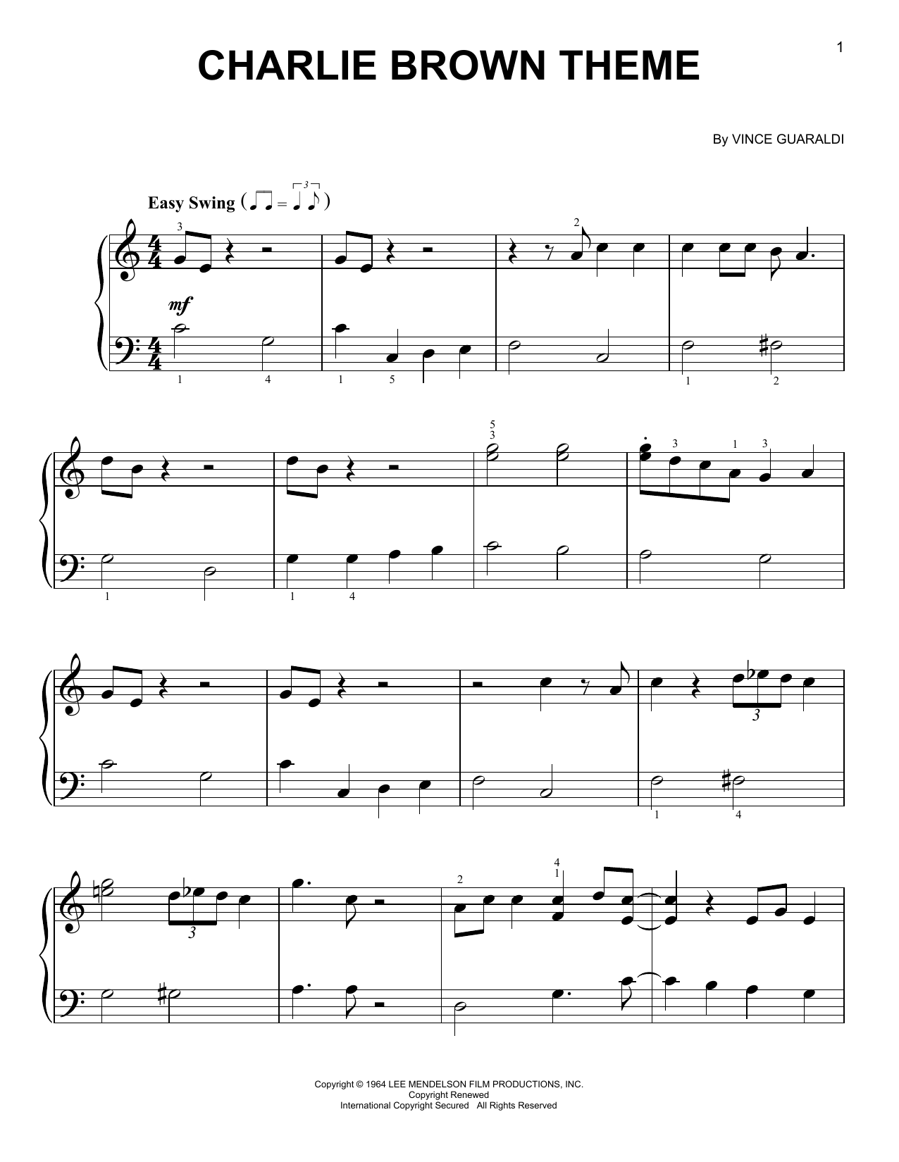 Produktbild zu: Charlie Brown Theme