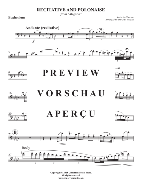 Product gallery: Page 14 of 21 Recitative and Polonaise , , (euphonium + piano)