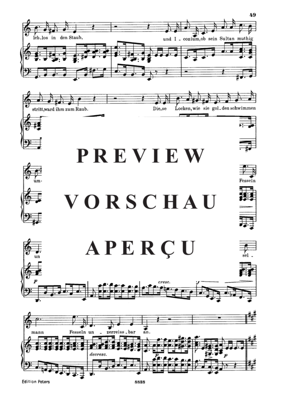 Product gallery: Page 6 of 8 Romanze des Richard Löwenherz D.856, , Low Voice and Piano