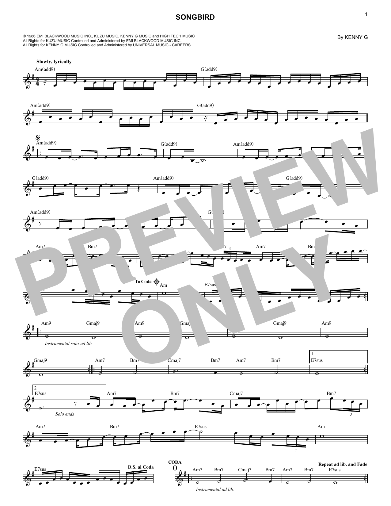 Produktbild zu: Songbird