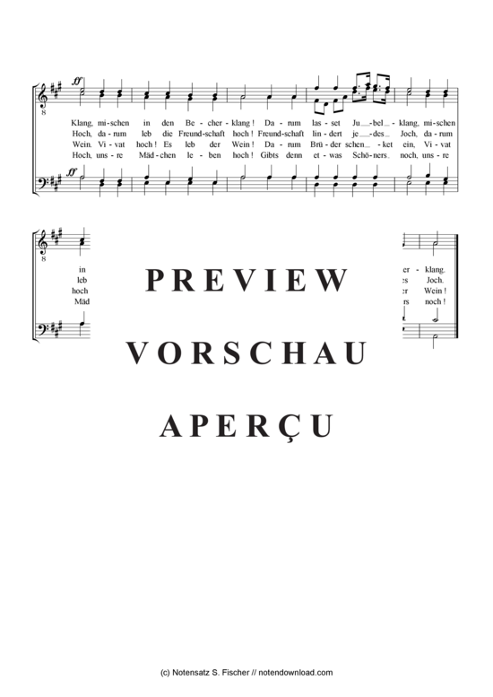 Produktgalerie: Seite 3 von 3 Brüder, lasset uns eins singen , , (Männerchor)