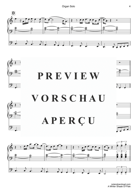 gallery: A Whiter Shade of Pale, Procol Harum, (Orgel Solo)