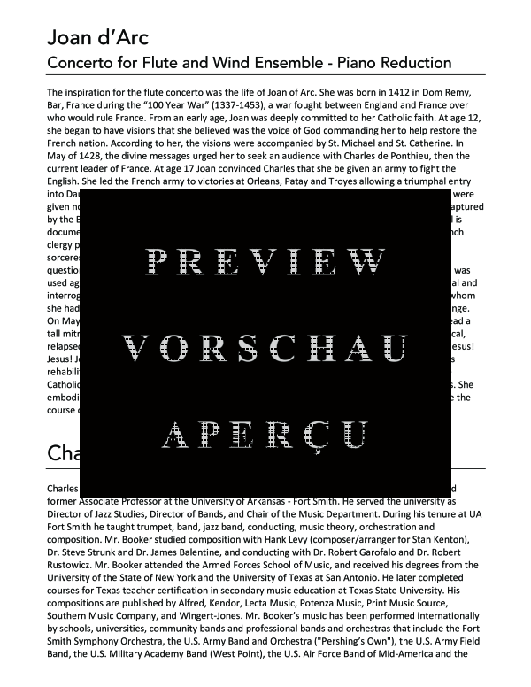Product gallery: Page 4 of 11 Joan of Arc (Concerto), , (flute and piano)