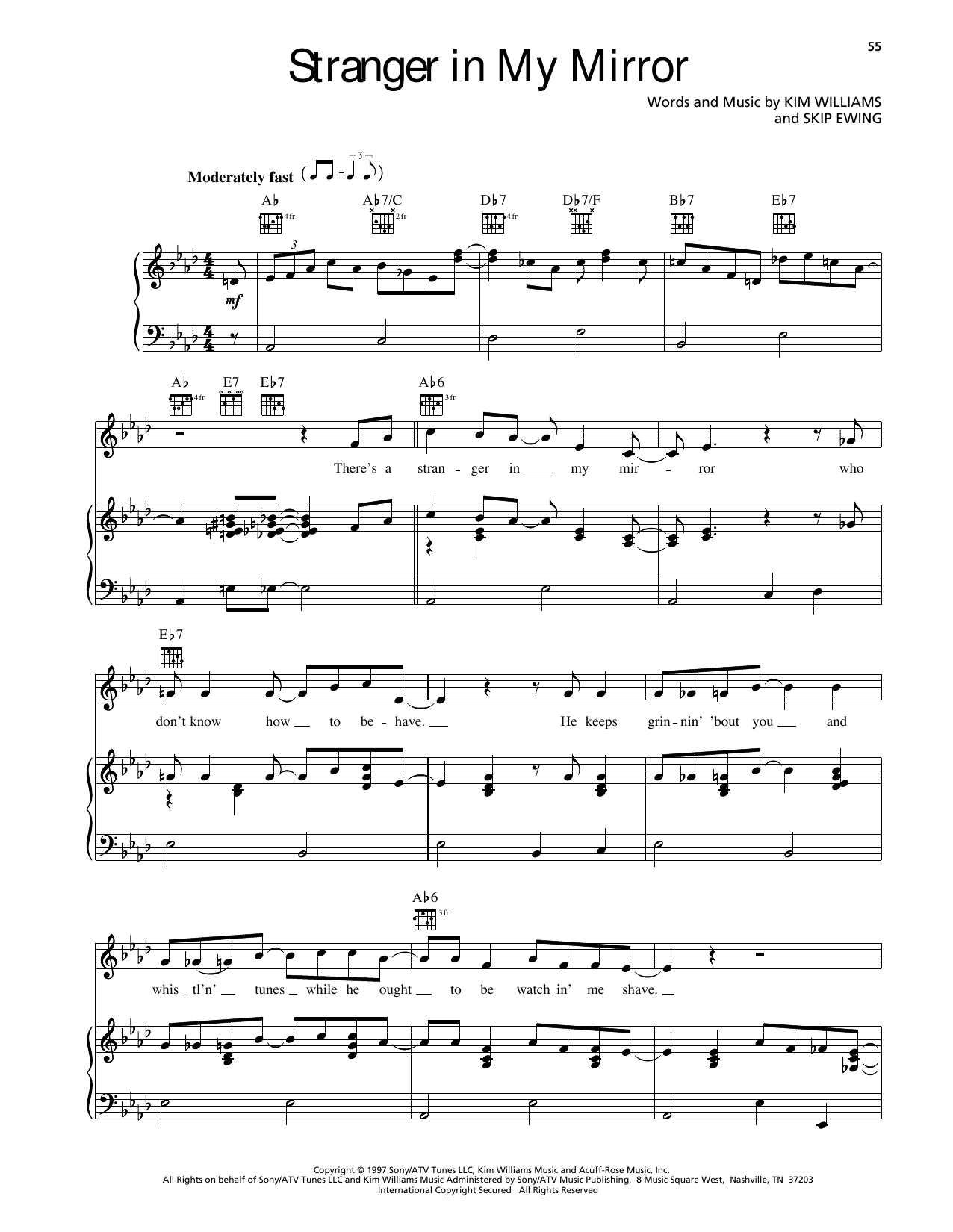 Produktgalerie: Seite 1 von 1 Stranger In My Mirror, Randy Travis, Gesang, Gitarre, Klavier