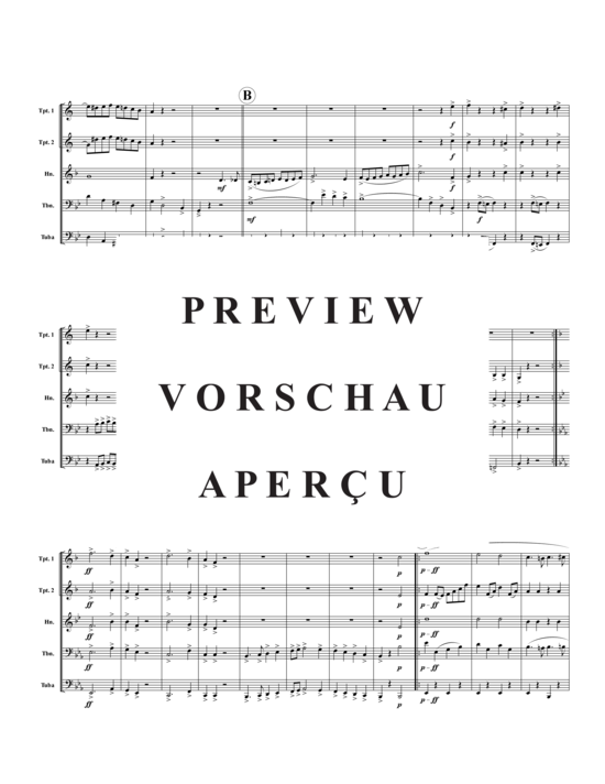 Produktgalerie: Seite 3 von 9 Bravura  , , (Blechbläserquintett)