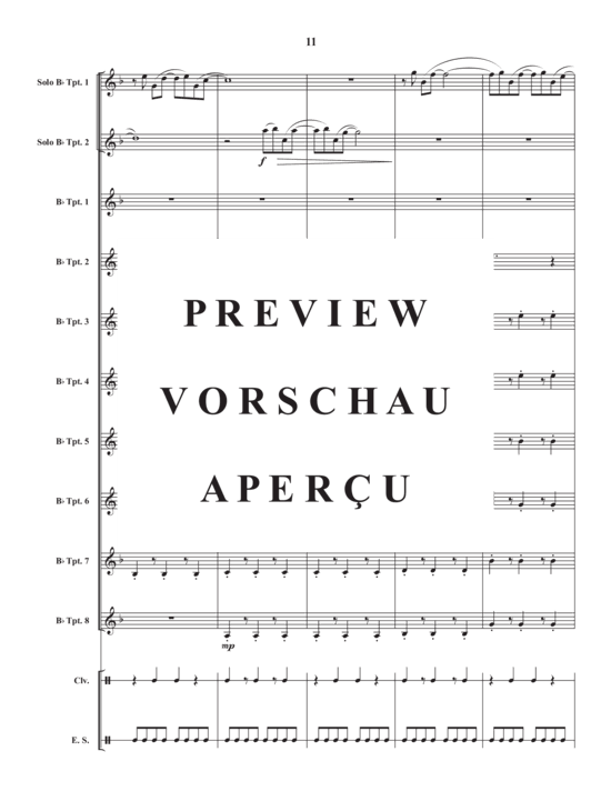 Product gallery: Page 13 of 21 Ripples , , (trumpet ensemble, 8 parts + 2x trumpet in Bb solo)