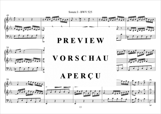 gallery: Sonata I BWV 525 , , (Orgel Solo)