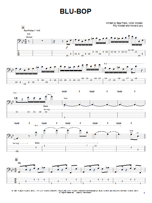 Produktgalerie: Seite 1 von 1 Blu-Bop, Bela Fleck, E-Bass