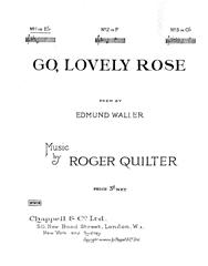 cover: Go, Lovely Rose, Roger Quilter