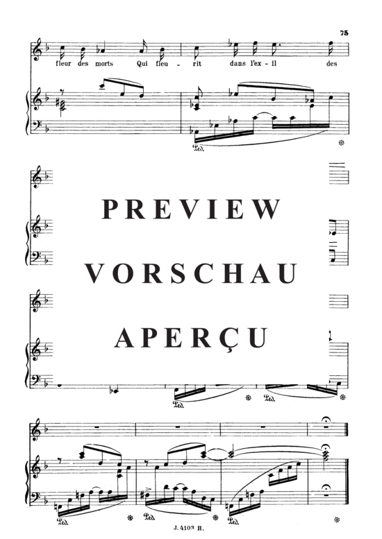 gallery: Les présents Op.46 No.1 , , (Gesang hoch + Klavier)