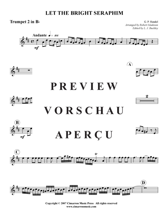 gallery: Let the Bright Seraphim , , (Blechbläserquintett)