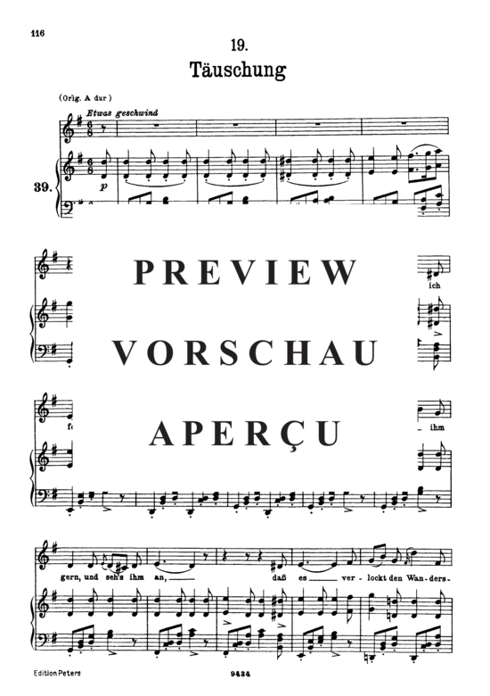 gallery: Täuschung D.911-19 (Winterreise) , ,  (Gesang tief + Klavier)