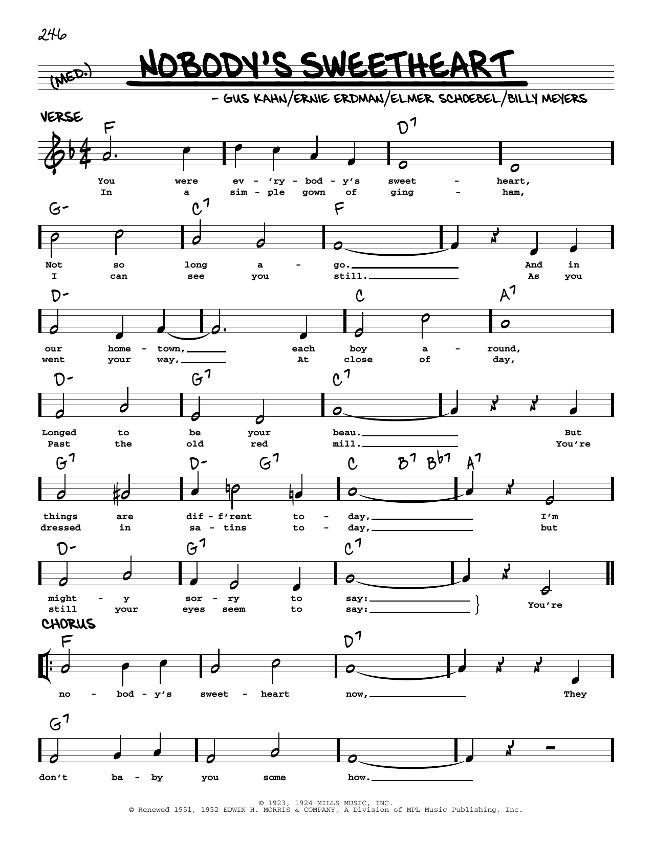 Product picture to: Nobody's Sweetheart (arr. Robert Rawlins)
