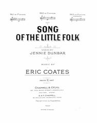 cover: Song Of The Little Folk, Eric Coates, Gesang, Klavier