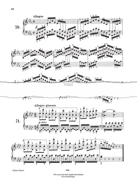 Produktgalerie: Seite 1 von 1 Study (Op. 821, No.71), Carl Czerny, Klavier