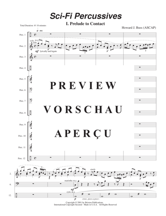 Product gallery: Page 4 of 21 Sci-Fi Percussives , , 12 Percussionists