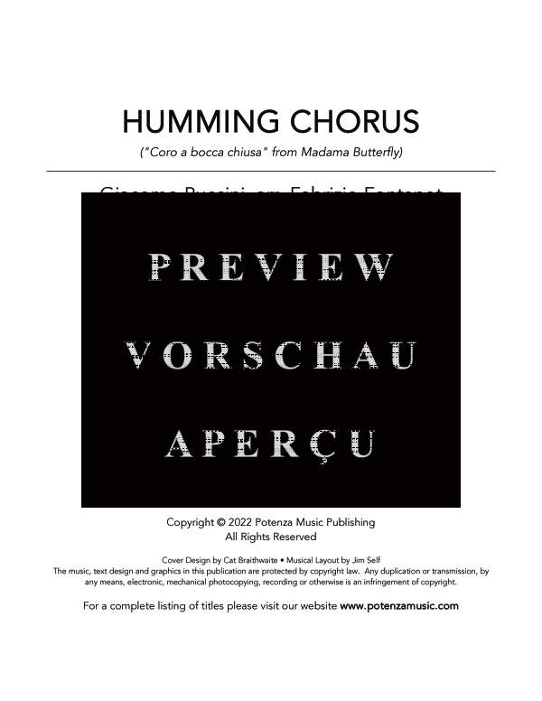 Produktgalerie: Seite 3 von 9 Humming Chorus, , (Trompete in B und Klavier)