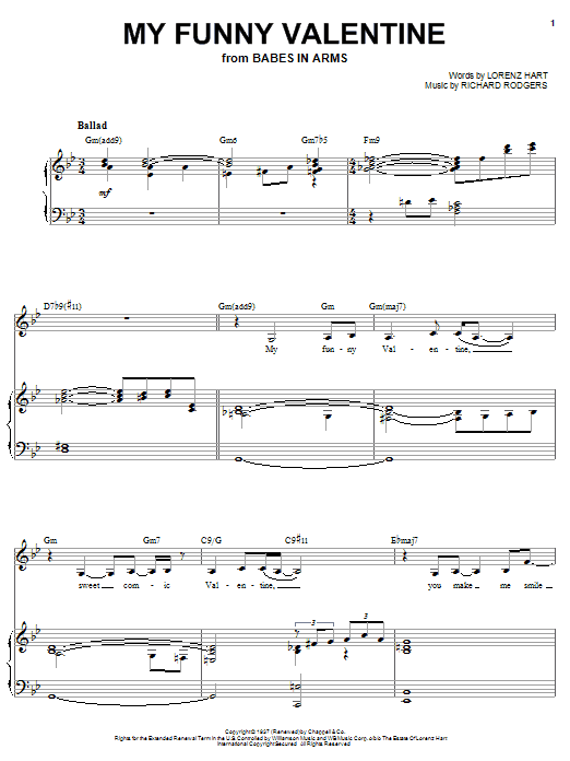 Produktbild zu: My Funny Valentine