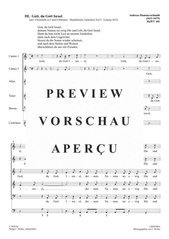 gallery: Gott, du Gott Israel , , (Gemischter Chor)