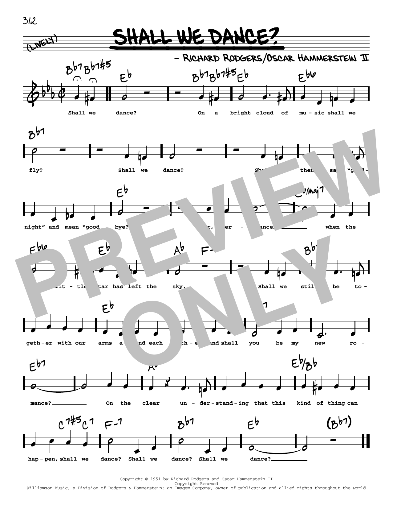 Produktbild zu: Shall We Dance? (Low Voice)