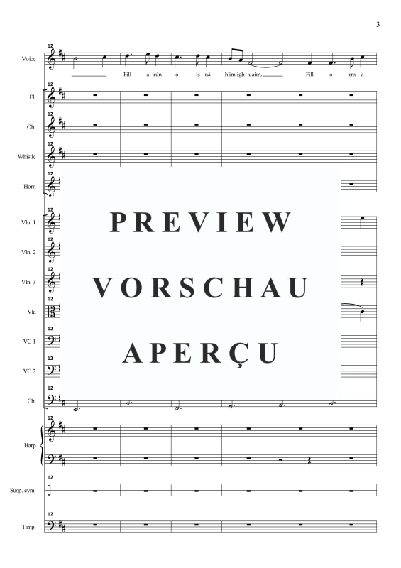 Product gallery: Page 6 of 11 Fill fill a run ó, , Solo Voice and Orchestra