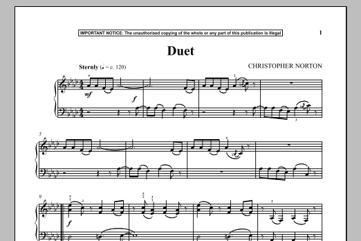 Product gallery: Page 1 of 1 Duet, Christopher Norton