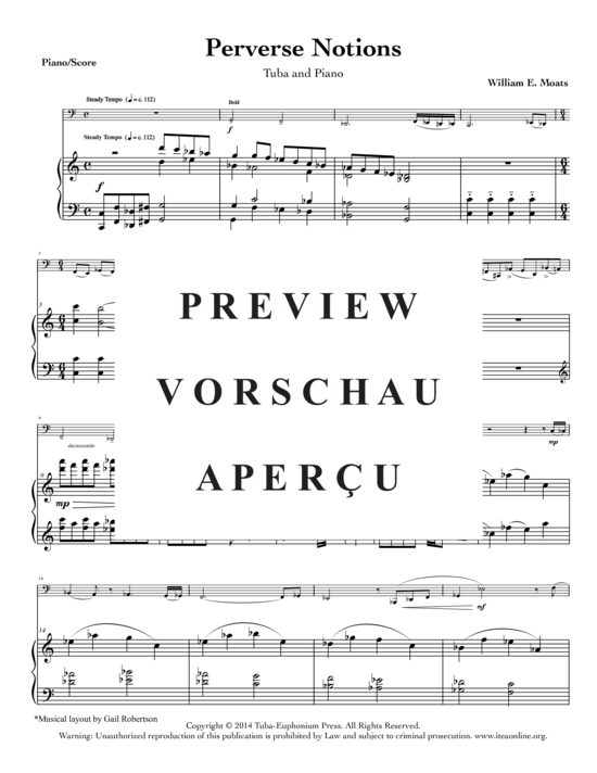 Produktgalerie: Seite 3 von 13 Perverse Notions , , (Tuba + Klavier)