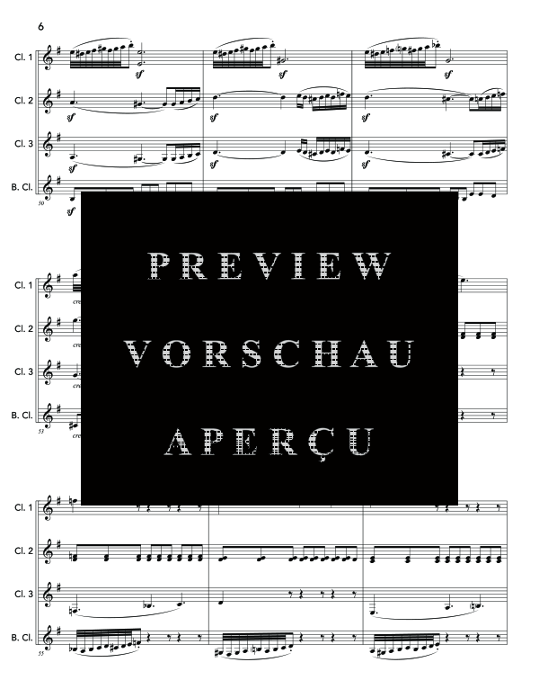 Product gallery: Page 10 of 11 String Quartet No. 1, Mvts. 2 and 3, , (Clarinet Quartet)