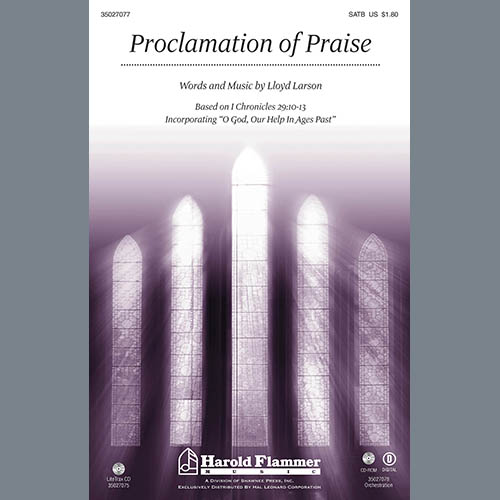 cover: Proclamation Of Praise, Lloyd Larson, Chor