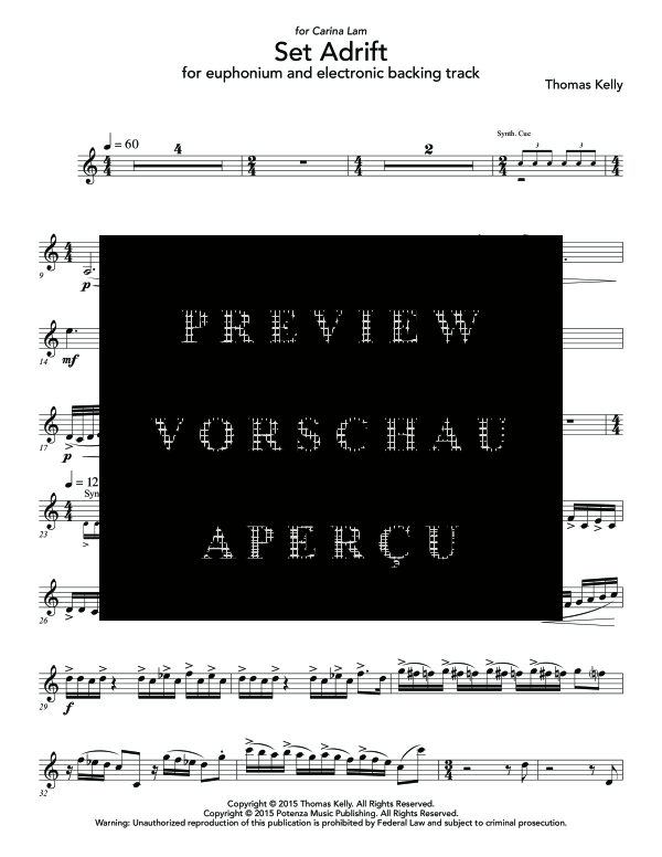 gallery: Set Adrift, , (Euphonium Solo und Backing Track)