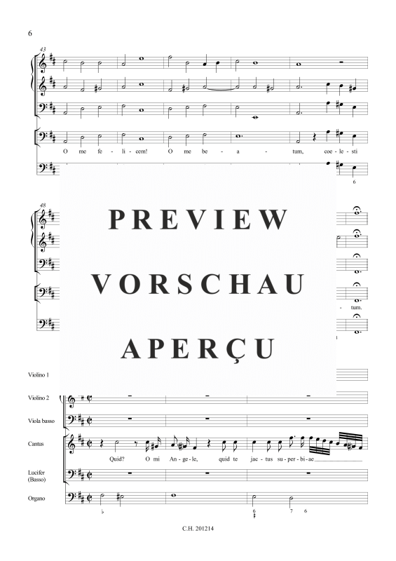 gallery: Ruina Luciferi, , (Gemischtes Ensemble Sopran, Bass, 2 Violinen, Viola da gamba und Orgel)