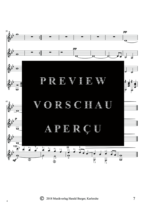 Produktgalerie: Seite 8 von 9 Garden Of Joy, , Blockflötenensemble und Gitarre - Partitur