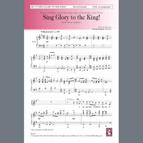 cover: Sing Glory To The King, David Schmidt, Chor