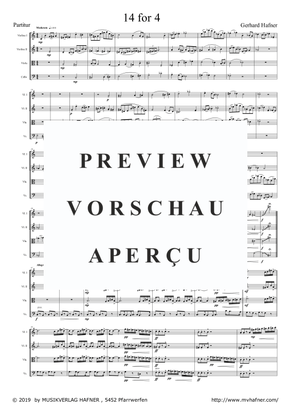 Produktgalerie: Seite 5 von 11 14 for 4, , (Streicher Quartett)