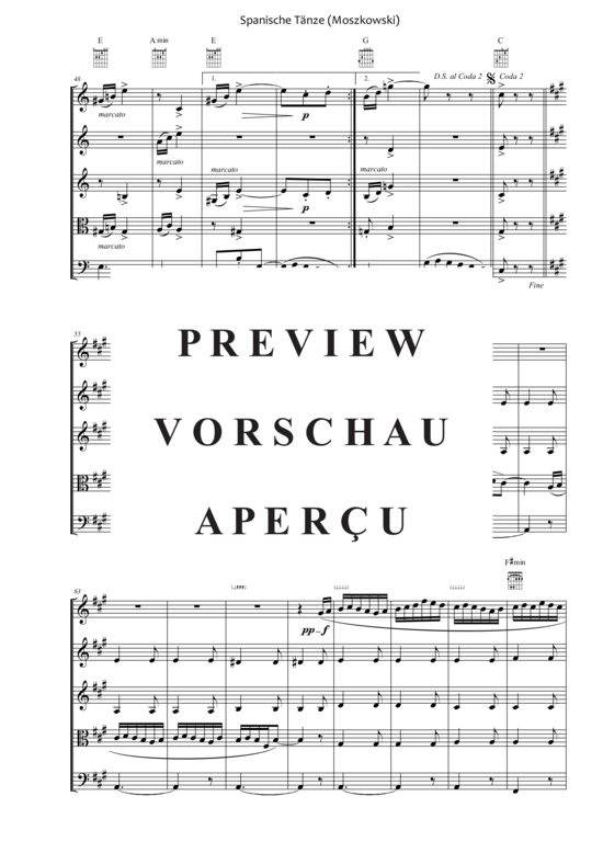 Produktgalerie: Seite 4 von 21 Spanische Tänze Opus 12 , , (Quintett flexible Besetzung)