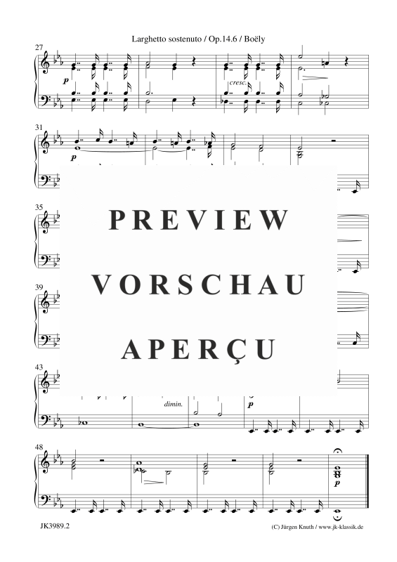 gallery: Larghetto sostenuto Op.14.6, , (Klavier Solo)