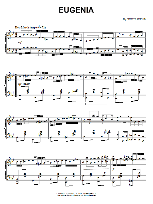 Product gallery: Page 1 of 1 Eugenia, Scott Joplin