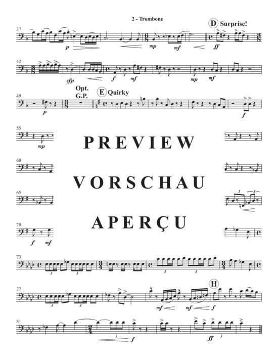 Produktgalerie: Seite 11 von 13 Donnerblitz Trio , , (Blechbläser Trio für Horn in F, Posaune + Tuba)