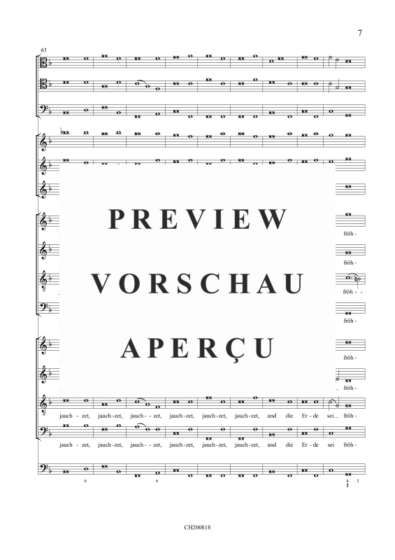 gallery: Freuet euch, ihr Gerechten - Motetto Concertato auf das Weihnachtsfest, , (Gemischtes Ensemble 8 Stimmen, 3 Violinen, 3 Trombonen und BC)