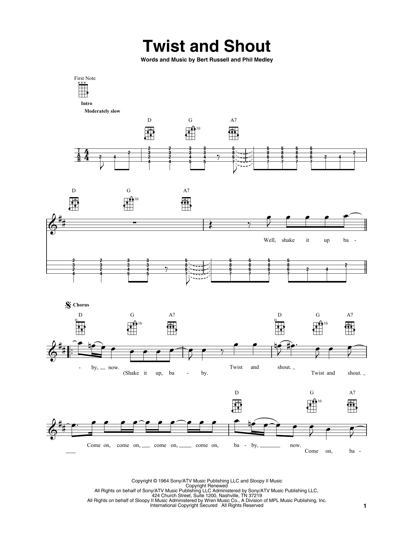 Product gallery: Page 1 of 1 Twist And Shout, The Beatles