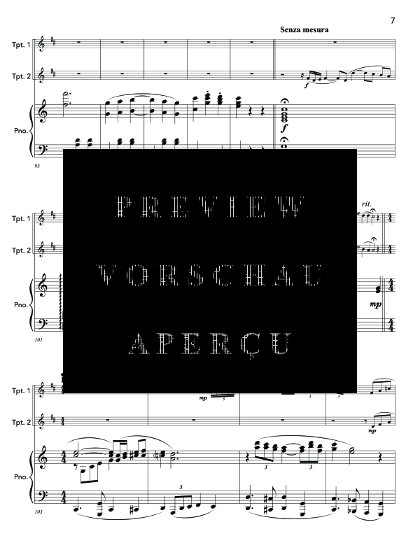 Produktgalerie: Seite 11 von 11 Doble o Nada, , (Trio 2x Trompete in B und Klavier)