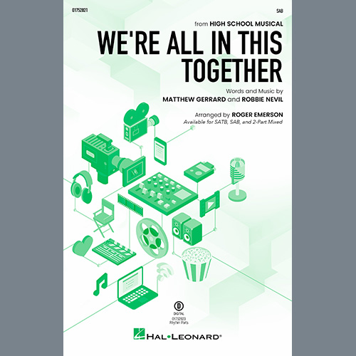 cover: We're All In This Together (from High School Musical) (arr. Roger Emerson), High School Musical Cast