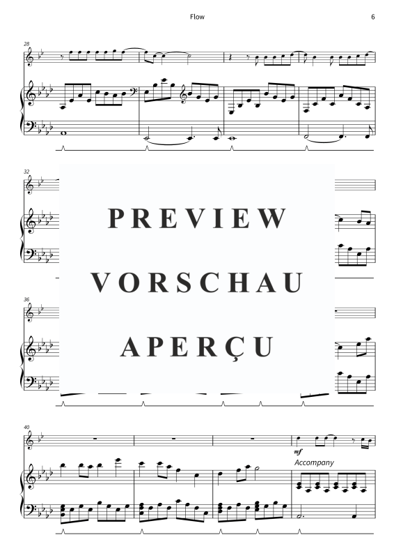 gallery: Flow - Gentle Melodies for Weddings, Church, and Other Occasions, , Trompete in B und Klavier