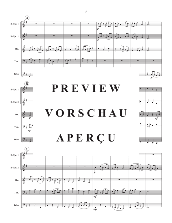 Produktgalerie: Seite 6 von 21 Out of the forest , , (Blechbläser Quintett)