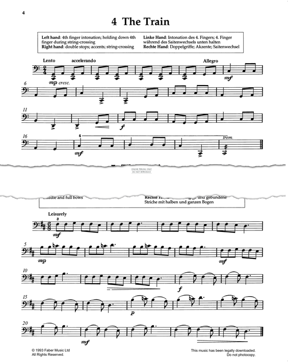 gallery: The Train, Pat Legg, Violoncello