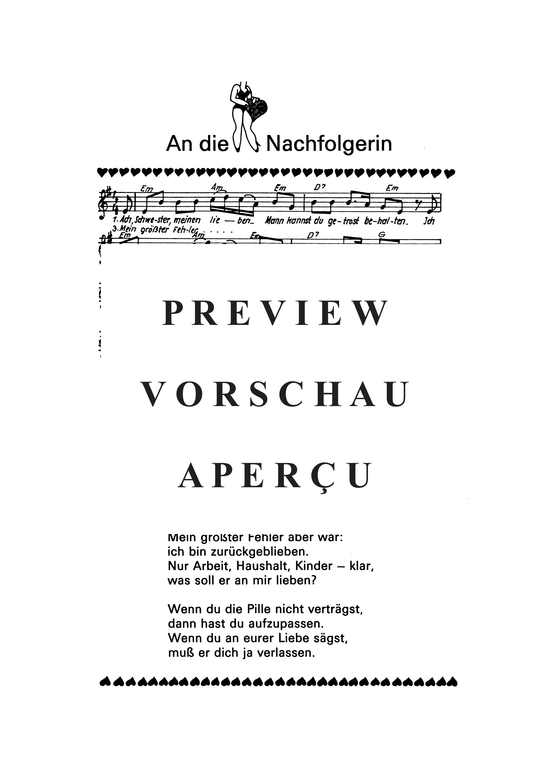 Product gallery: Page 4 of 4 An die Nachfolgerin , , Piano and Voice